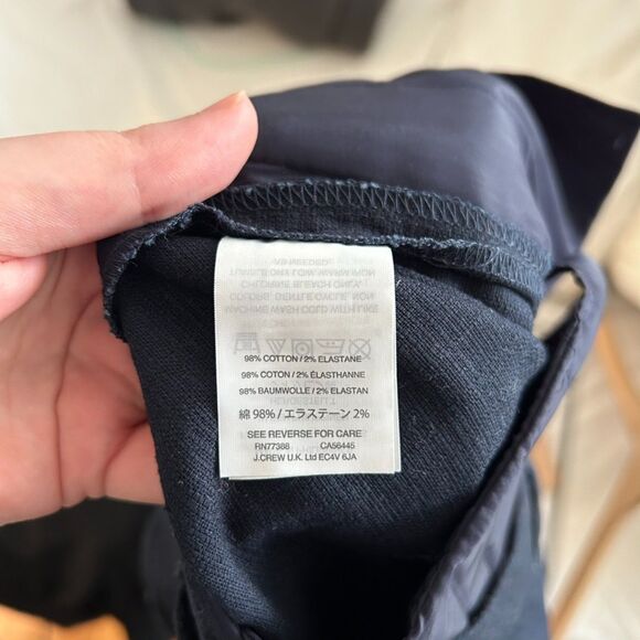 J.Crew Scalloped Hem Navy Shorts - Picture 8 of 8